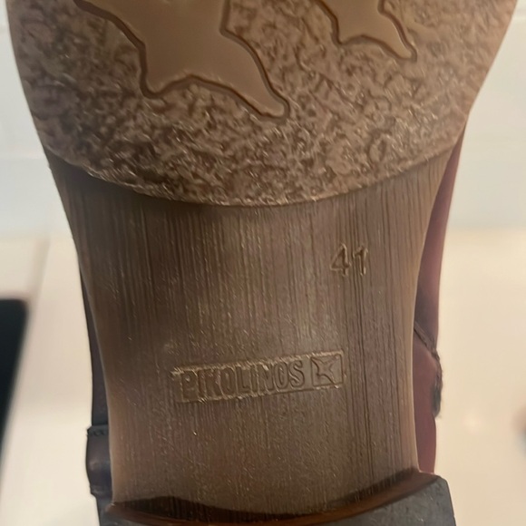 EXCELLENT! Worn Once! Pikolinos Women’s Royal Brown Leather Boots Size 41 - Picture 7 of 8